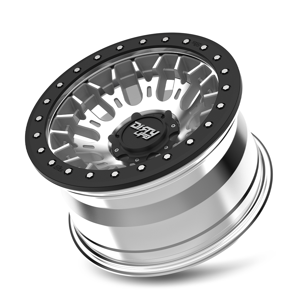 17x9 Dirty Life 9317 DT-3 Machined Wheel 6x5.5 (-12mm)