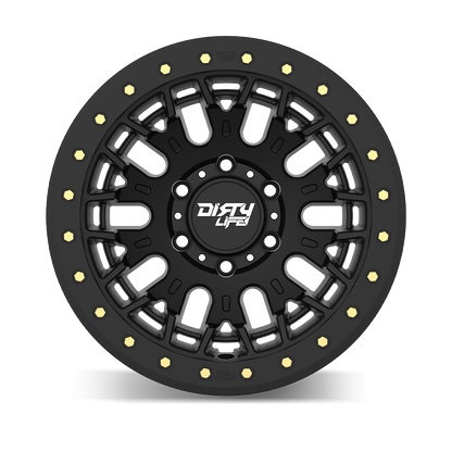 17x9 Dirty Life 9317 DT-3 Satin Black Wheel 6x5.5 (-12mm)