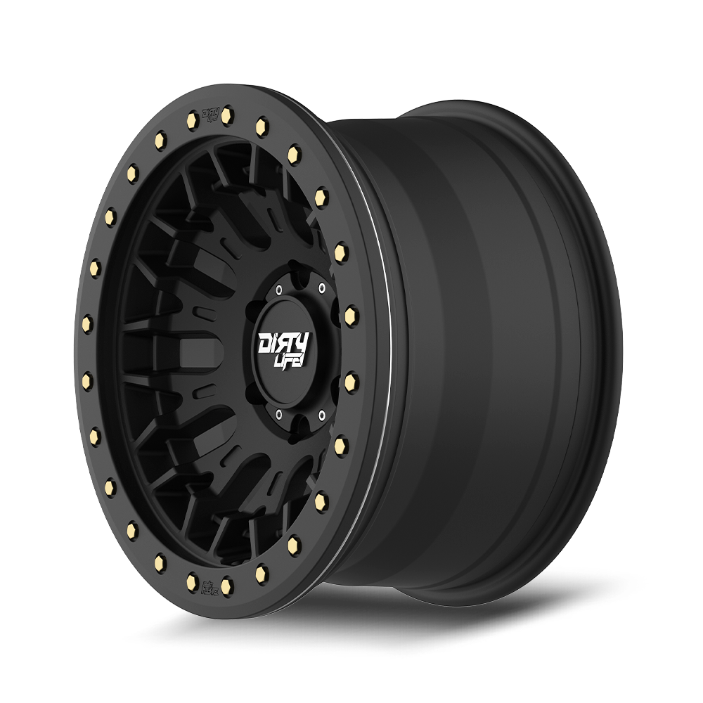 17x9 Dirty Life 9317 DT-3 Satin Black Wheel 6x5.5 (-12mm)