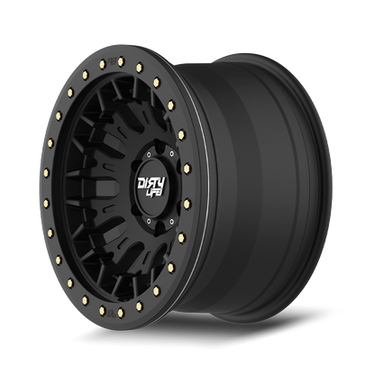 17x9 Dirty Life 9317 DT-3 Satin Black Wheel 6x5.5 (-12mm)