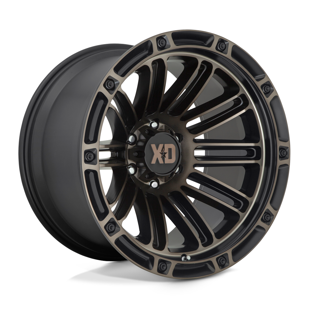 20x12 XD XD846 DOUBLE DEUCE Satin Black With Dark Tint Wheel 5x5 (-44mm)