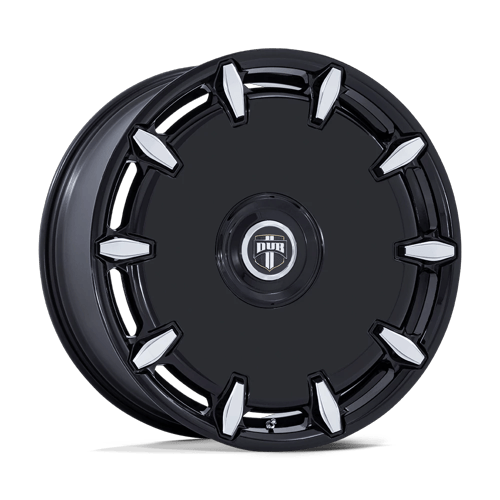 24x9 Dub DC271 Cheef Gloss Black Milled Wheel Blank (15mm)