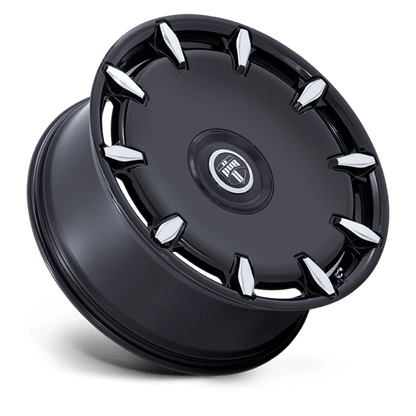 26x10 Dub DC271 Cheef Gloss Black Milled Wheel Blank (15mm)
