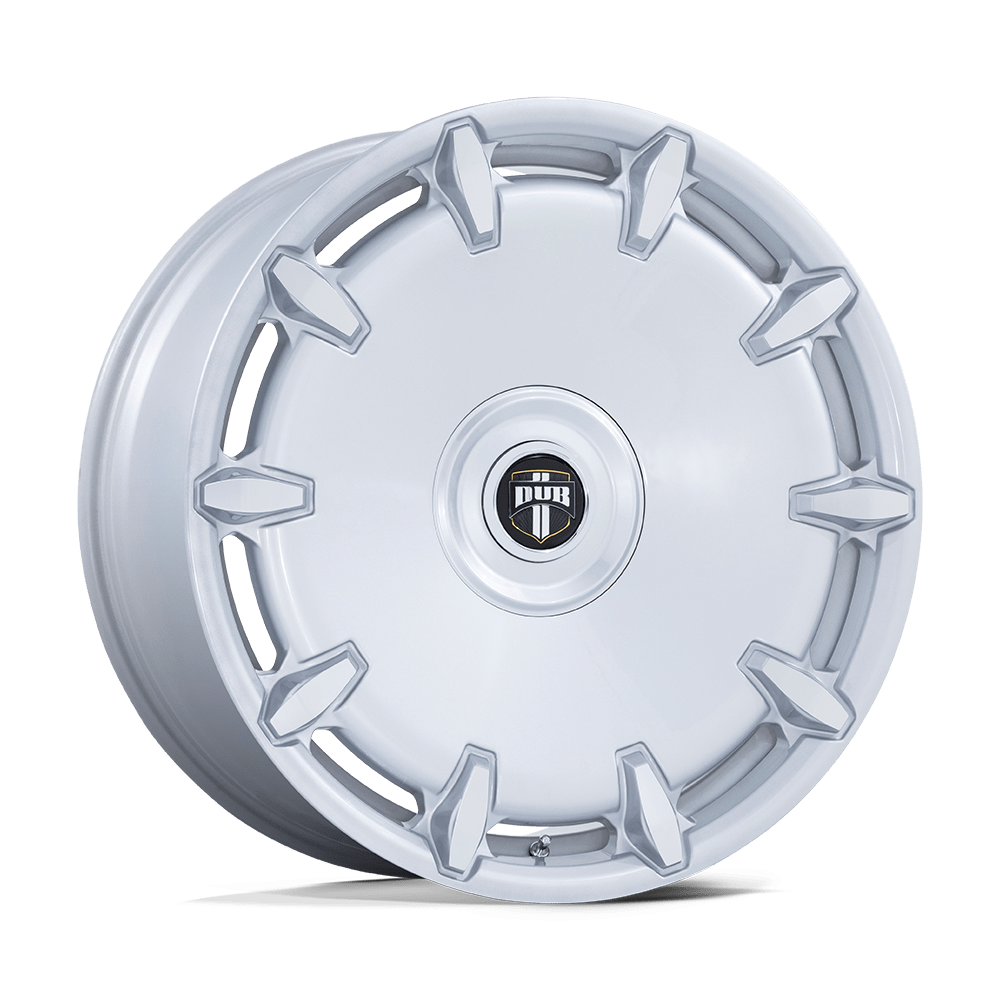 26x10 Dub DC271 Cheef Silver Machined Wheel 6x135/6x5.5 (30mm)