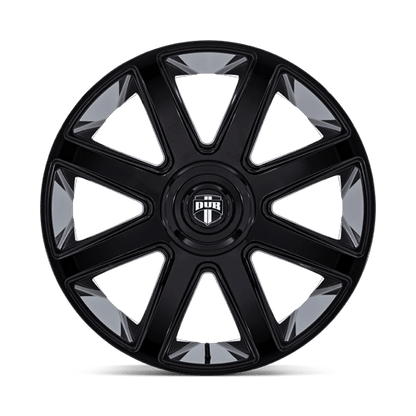 24x10 Dub DC273 Pull Gloss Black Wheel 5x115/5x120 (15mm)