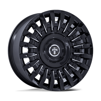 24x9 Dub DC272 Honcho Gloss Black Milled Wheel 5x115/5x120 (15mm)