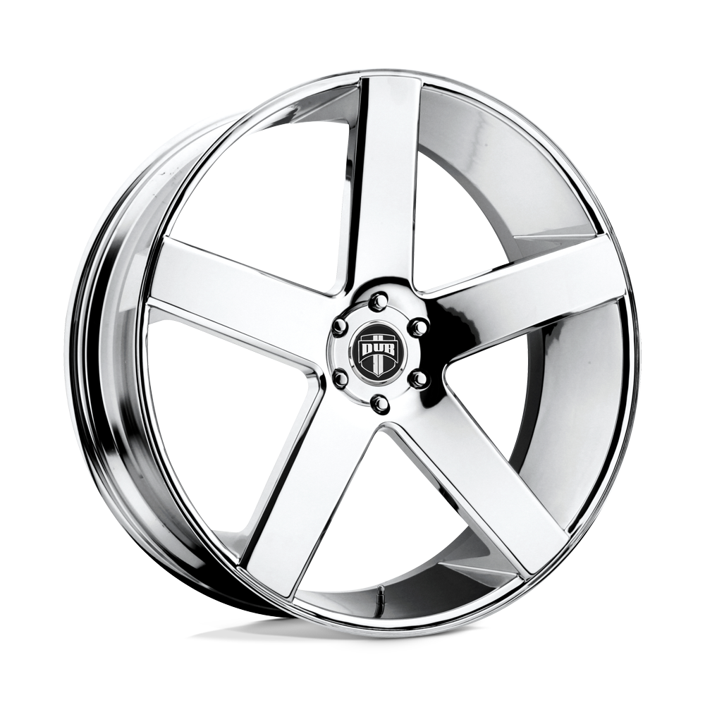 22x9.5 DUB S115 BALLER CHROME PLATED Wheel 6x135 (31mm)