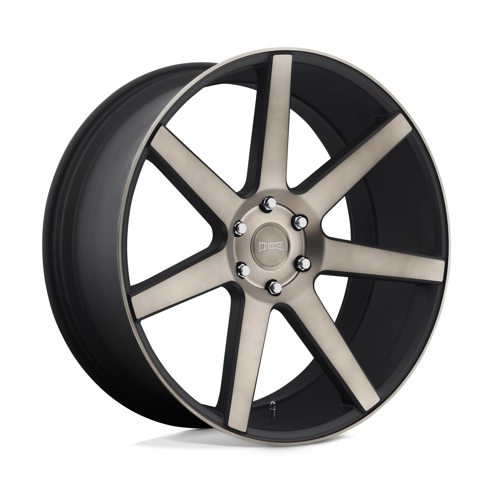 24x10 DUB S127 FUTURE MATTE BLACK DOUBLE DARK TINT Wheel 6x135 (30mm)