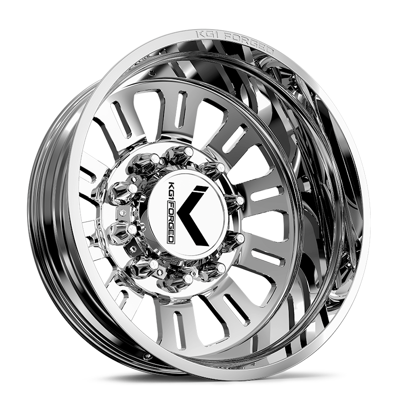 26x8.25 KG1 Forged KD004 Duel DUALLY REAR/INNER Polished Wheel 10x285 (146mm)