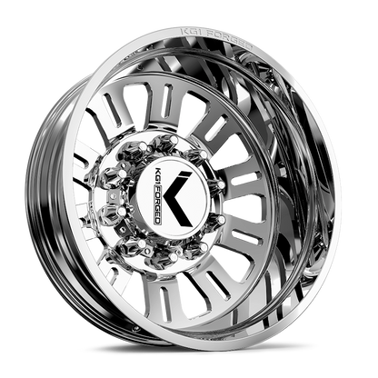 24x8.25 KG1 Forged KD004 Duel DUALLY REAR/INNER Polish Wheel 10x285 (146/168mm)