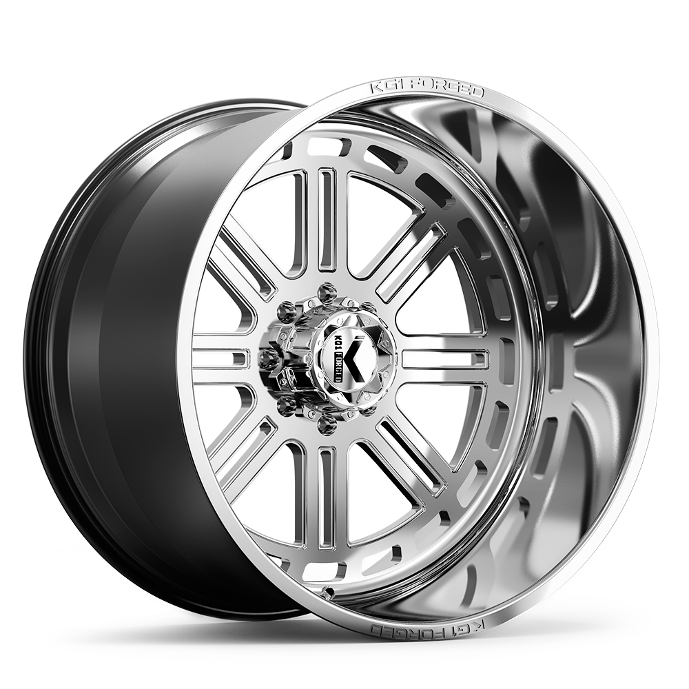 26x14 KG1 Forged KF018 Agent Polished Milled FORGED Wheel 8x170 (-76mm)