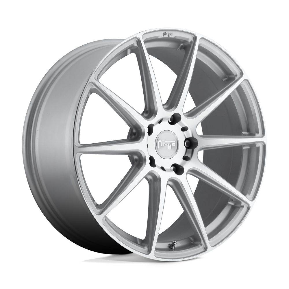 20x9 Niche M146 ESSEN GLOSS SILVER MACHINED Wheel 5x4.5 (35mm)