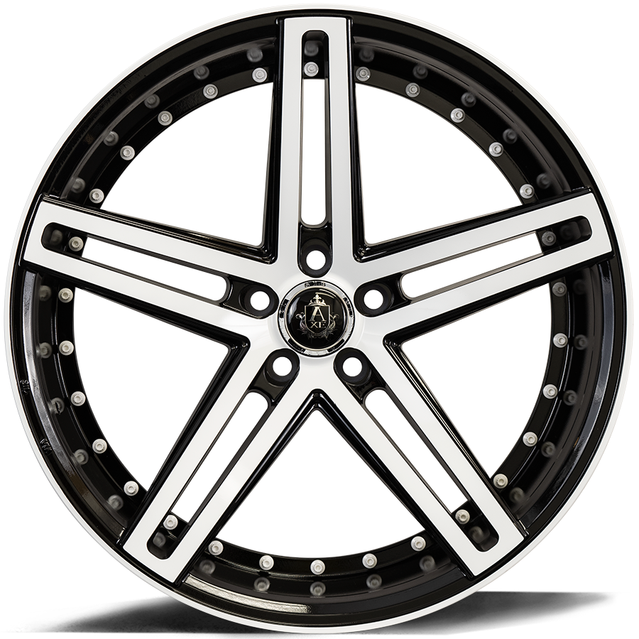 20x8.5 Axe EX20 White Wheels Blank (38mm) Set of 4