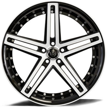 20x10 Axe EX20 White Wheels Blank (25mm) Set of 4