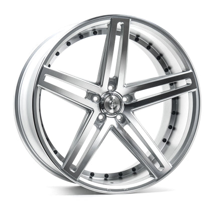 22x9 Axe EX20 Silver Wheels Blank (20mm) Set of 4