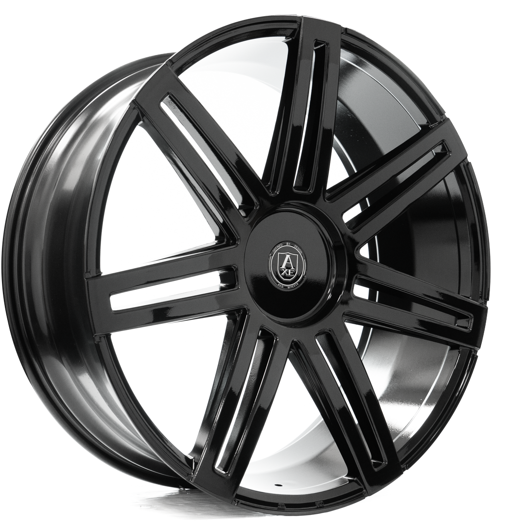 24x10 Axe EX26 Gloss Black Wheel Blank (28mm)
