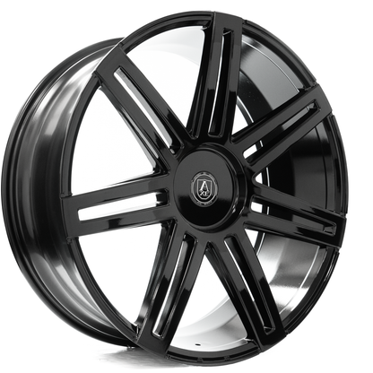 24x10 Axe EX26 Gloss Black Wheel Blank (28mm)