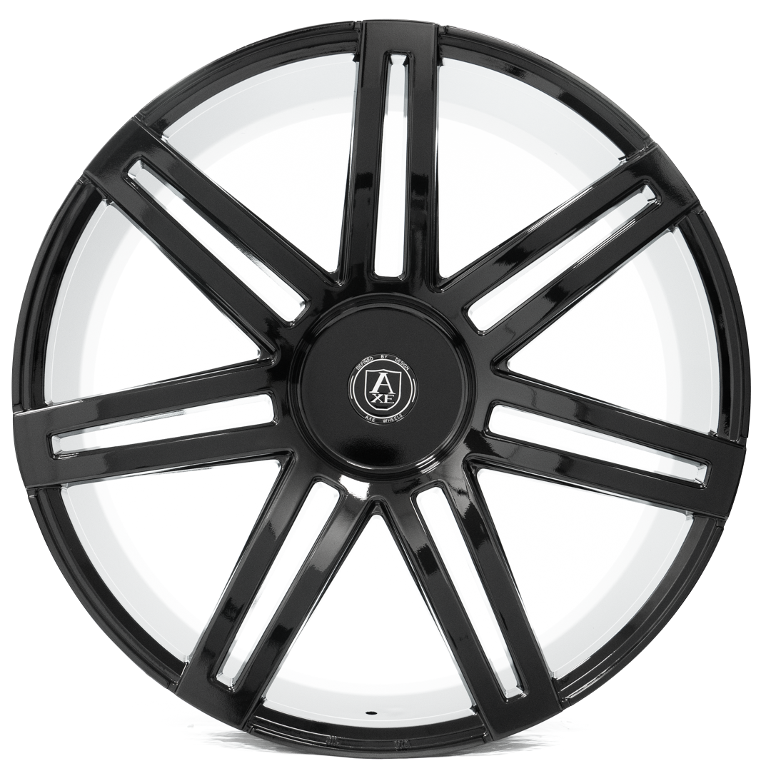 24x10 Axe EX26 Gloss Black Wheel Blank (28mm)