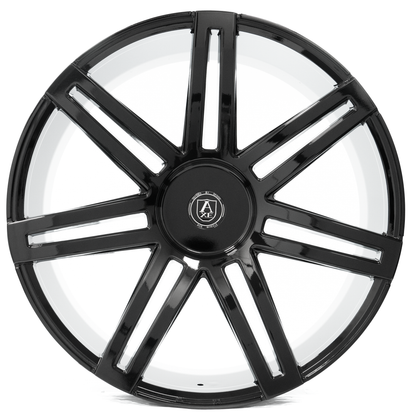 24x10 Axe EX26 Gloss Black Wheel Blank (28mm)