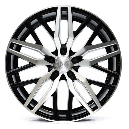 19x9.5 Axe EX30 Black And Polished Face Wheel Blank (42mm)