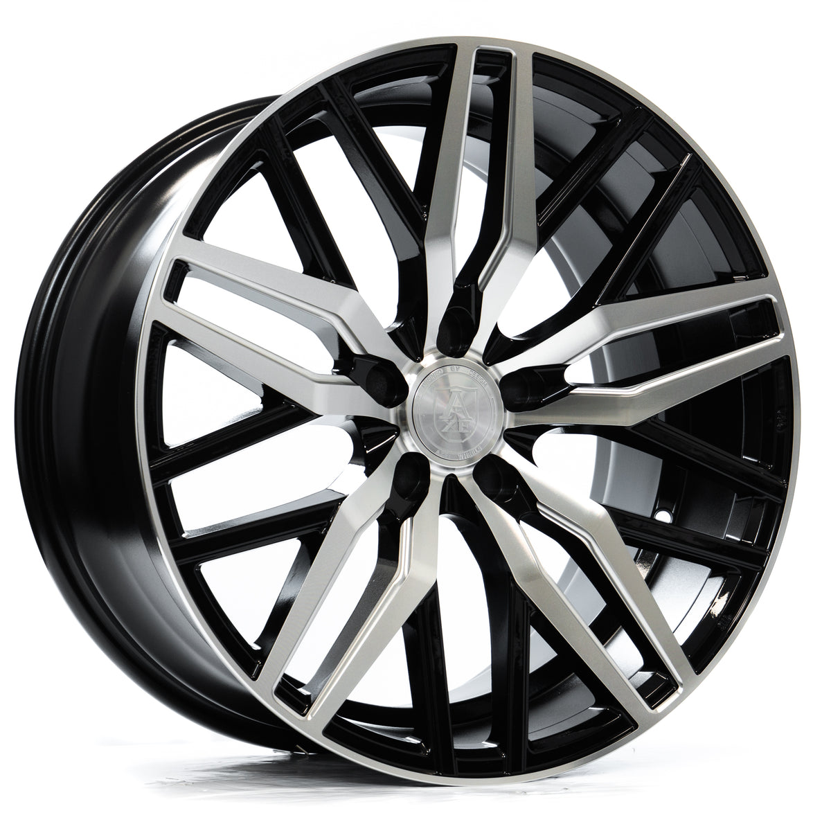 19x9.5 Axe EX30 Black And Polished Face Wheel Blank (42mm)