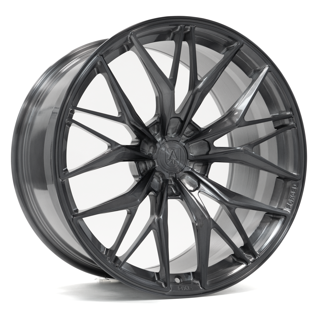 20x11 Axe Wheels EX55-RF Grey FORGED Wheel 5x112 (38-48mm)