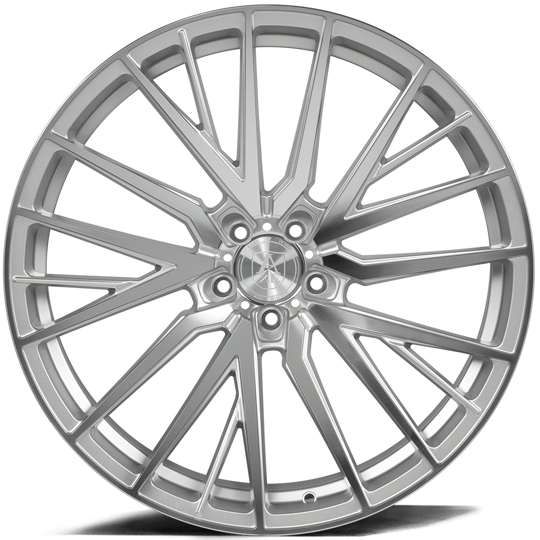 20x8.5 Axe EX40 Silver Wheels Blank (40mm) Set of 4