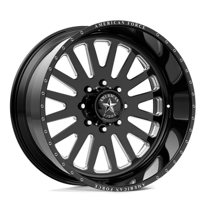26x16 American Force AFW F20 Atom Black Mach FORGED SS Wheel 8x170 (-101mm)