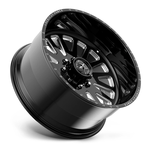 26x16 American Force AFW F20 Atom Black Mach FORGED SS Wheel 8x170 (-101mm)