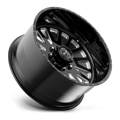 26x16 American Force AFW F20 Atom Black Mach FORGED SS Wheel 8x170 (-101mm)