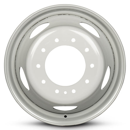 19.5x6 Road Roady RRW-F550 Grey Steel DUALLY Wheel 10x225 (136mm)