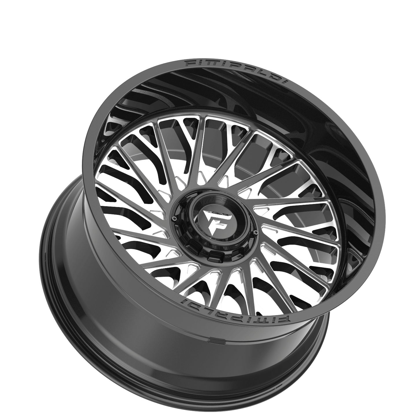 20x9 Fittipaldi Offroad FA08BM Gloss Black Milled Wheel 6x135/6x5.5 (18mm)