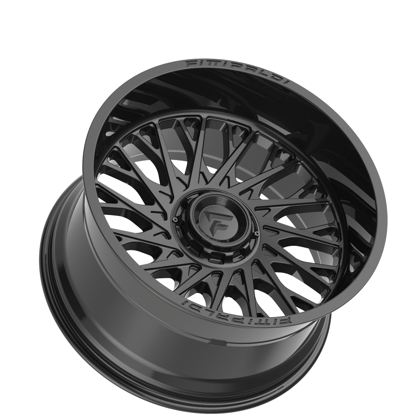 24x10 Fittipaldi Offroad FA08GB Gloss Black Wheel 8x170 (-19mm)