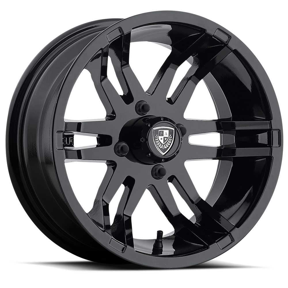 14x6.5 Fairway Alloys FA140 FLEx Gloss Black Wheel 4x101.6/4x4 (-20mm)