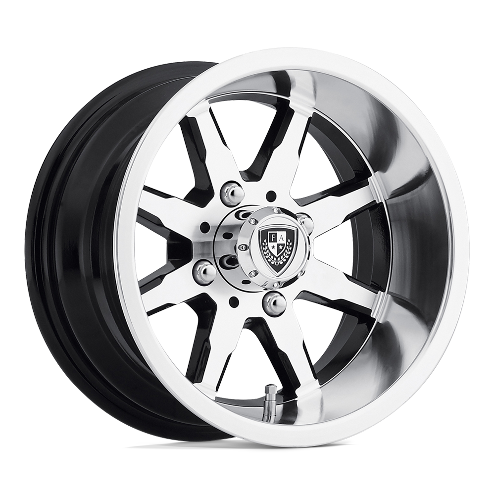 10x7 Fairway Alloys FA141 SHIFT Machined Gloss Black Wheel 4x101.6/4x4 (-25mm)