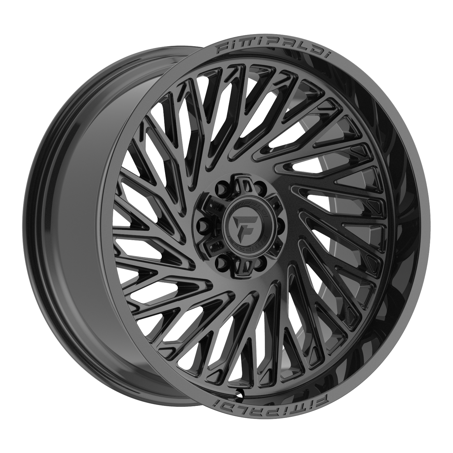 22x10 Fittipaldi Offroad FA15B Gloss Black Wheel 6x135/6x5.5 (-19mm)