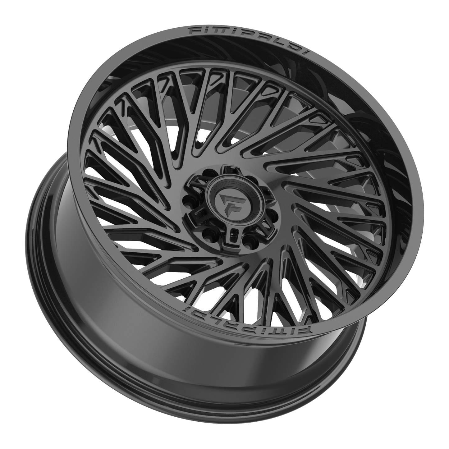 24x10 Fittipaldi Offroad FA15B Gloss Black Wheel 5x4.5/5x5 (0mm)