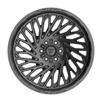22x10 Fittipaldi Offroad FA15B Gloss Black Wheel 6x135/6x5.5 (-19mm)