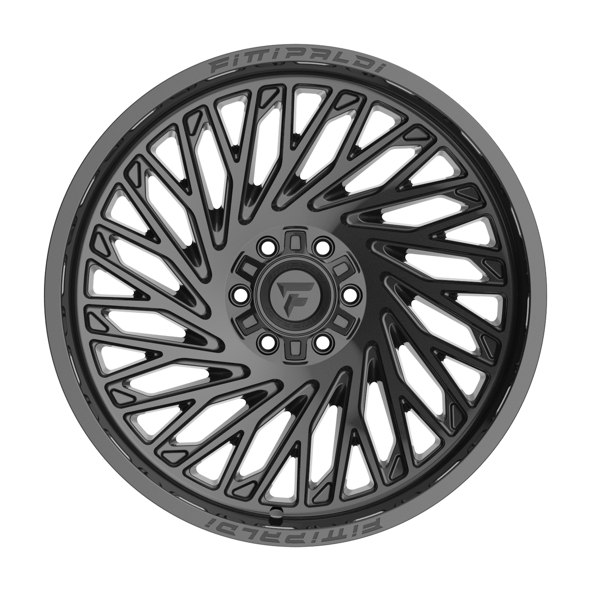 24x10 Fittipaldi Offroad FA15B Gloss Black Wheel 8x6.5 (0mm)