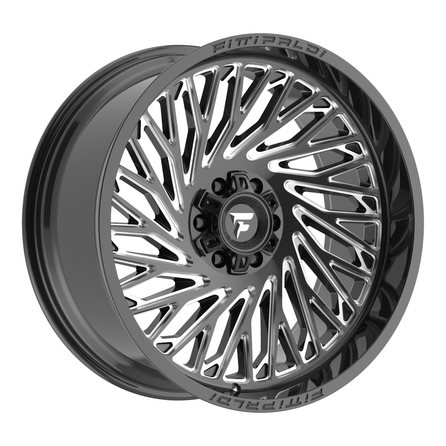 22x10 Fittipaldi Offroad FA15BM Black Milled Wheel 8x170 (-19mm)