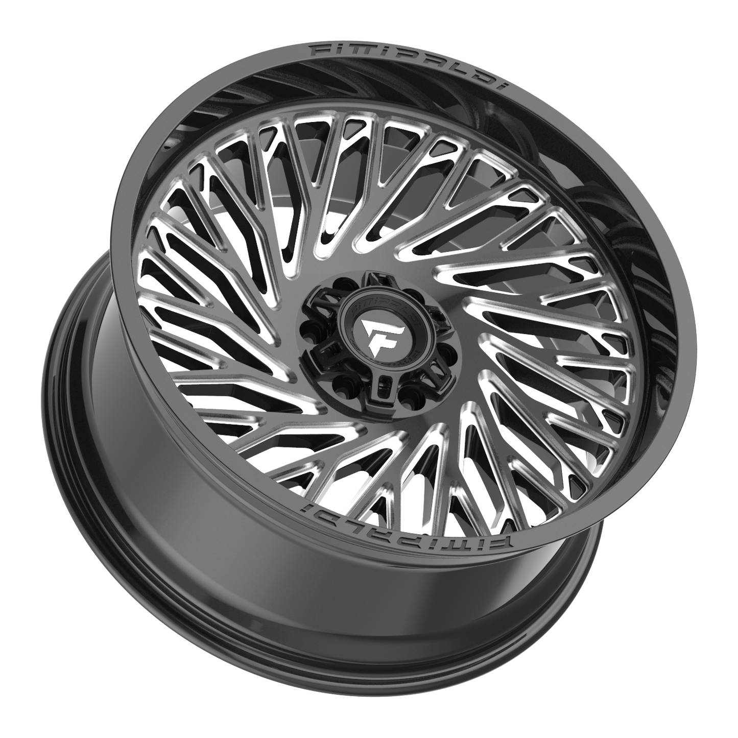 22x10 Fittipaldi Offroad FA15BM Black Milled Wheel 6x135/6x5.5 (-19mm)