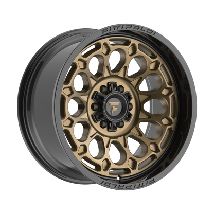 20x10 Fittipaldi Offroad FA22ZB Gloss Bronze Gloss Black Lip Wheel 8x170 (-19mm)