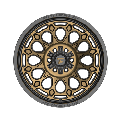 20x10 Fittipaldi Offroad FA22ZB Gloss Bronze Gloss Black Lip Wheel 8x170 (-19mm)