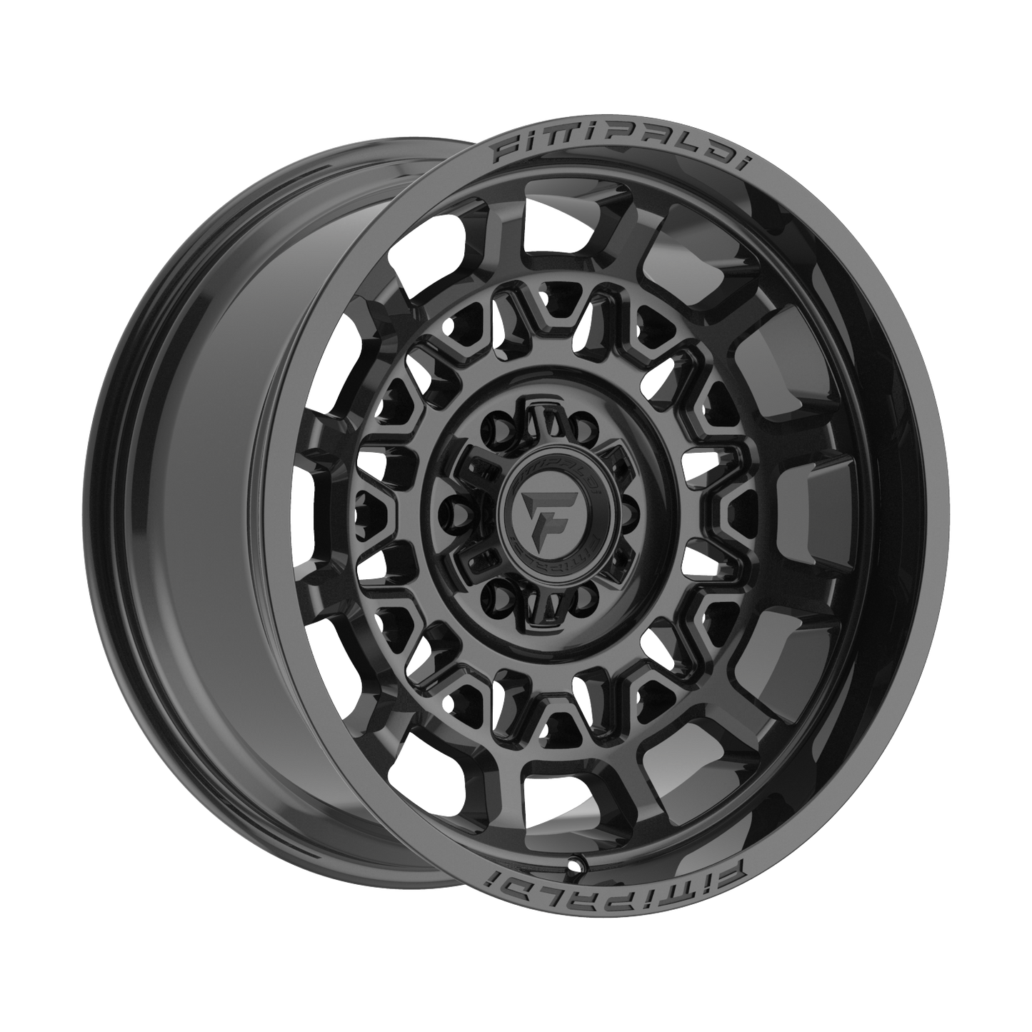 20x10 Fittipaldi Offroad FA23B Gloss Black Wheel 8x170 (-19mm)