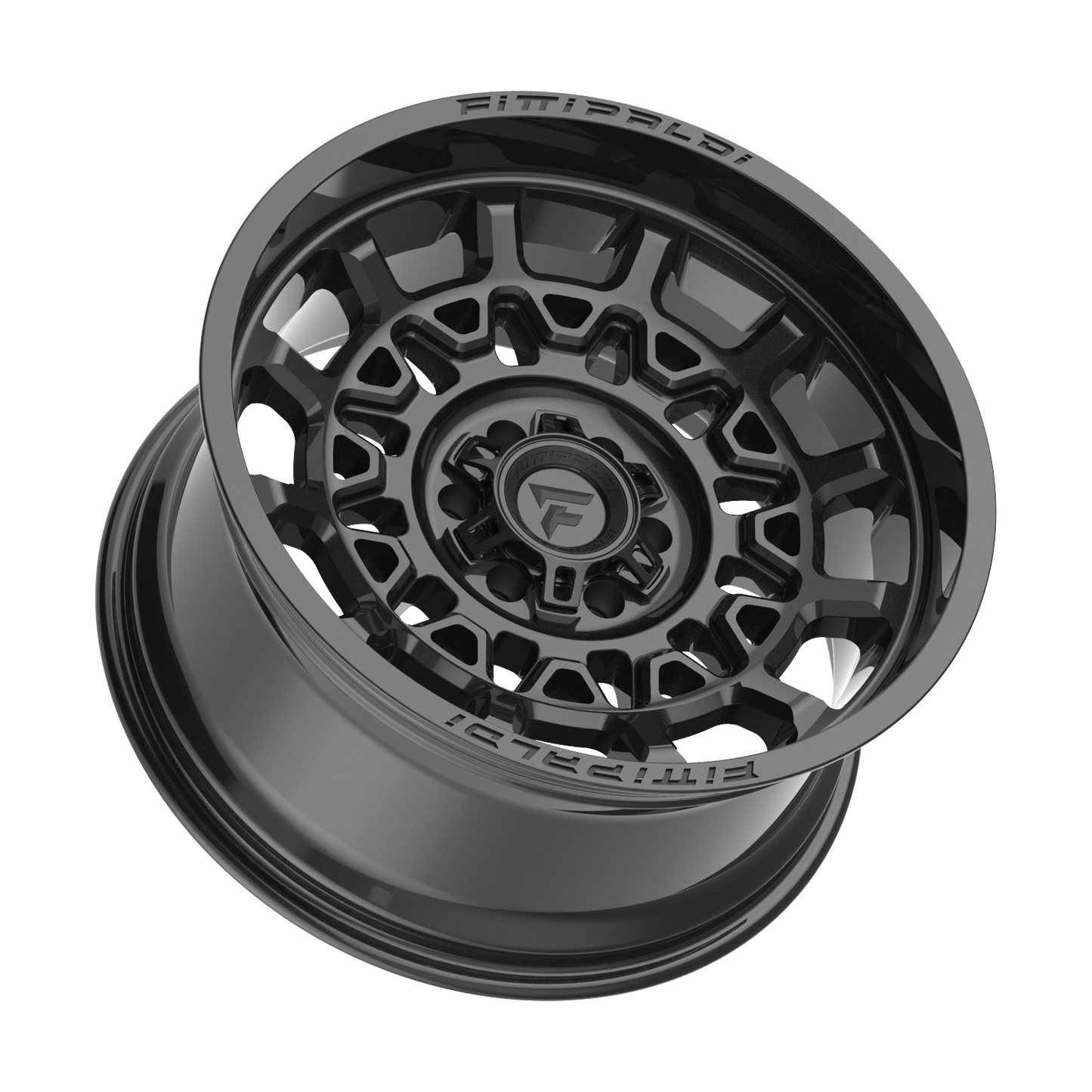 20x10 Fittipaldi Offroad FA23B Gloss Black Wheel 8x180 (-19mm)