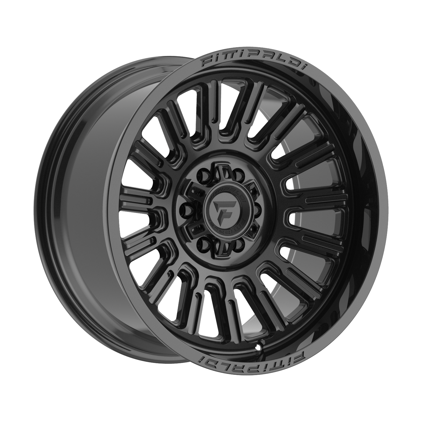 20x10 Fittipaldi Offroad FA24B Gloss Black Wheel 8x170 (-19mm)