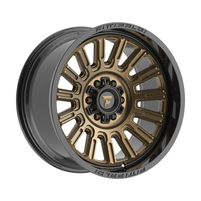 20x10 Fittipaldi Offroad FA24ZB Gloss Bronze Gloss Black Lip Wheel 8x170 (-19mm)