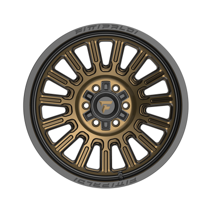 20x10 Fittipaldi Offroad FA24ZB Gloss Bronze Black Lip Wheel 6x135/6x5.5 (-19mm)