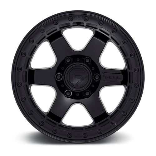 17x8.5 Fuel D122 Block BEADLOCK Matte Black Wheel 6x5.5 (0mm)