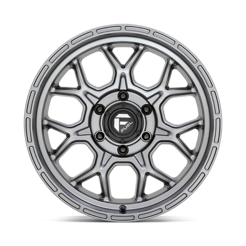 18x9 Fuel D672 TECH Matte Gun Metal Wheel 6x5.5 (20mm)